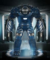 Image result for Iron Man Blue Suit Mark