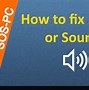 Image result for Fix Sound Problems Back to 6 From12