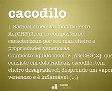Image result for cacodilo