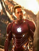 Image result for Iron Man Holding a Apple