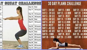 Image result for AB and Squat 30-Day Fitness Challenge