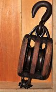 Image result for Old Swivel Rope Pulley