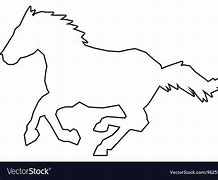 Image result for Race Horse Outline