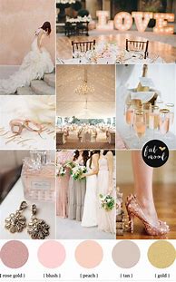 Image result for What Color Goes with Blush Pink and Rose Gold