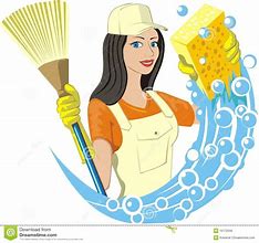 Image result for Cartoon Cleaning Lady Logos