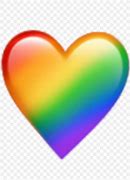Image result for iPhone Emoji Rainbow Heart Big