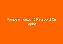 Image result for Forgot Pin for Windos 10