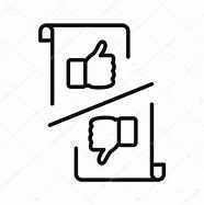 Image result for Pros and Cons Icon Black and White