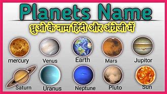 Image result for Planet Names in Hindi and English ImagePDF