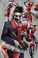 Image result for Batman Joker and Harley Quinn Fan Art
