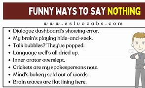 Image result for Funny Way to Say None