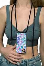 Image result for Crossbody Phone Case with Gold Studs