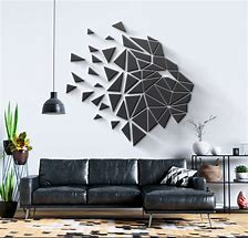 Image result for 3D Geometric Wall Art