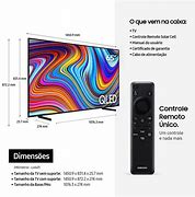 Image result for Full Detail Measurement and Picture of Samsung Q60c TV