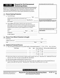 Image result for Free Restraining Order Forms Texas