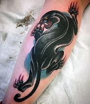 Image result for Vintage Panther Tattoo