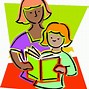 Image result for Clip Art Image of Children Reading Books