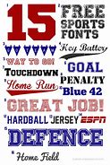 Image result for Free Sports Fonts