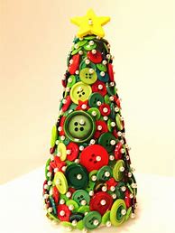 Image result for Christmas Crafts Using Buttons