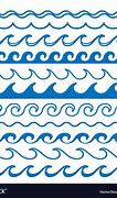 Image result for Block Print Waves Clip Art