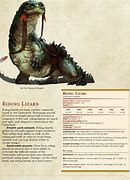 Image result for Giant Gecko Dnd