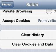 Image result for Clear Cookies iPhone 5