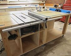 Image result for DIY Table Saw Workbench Plans