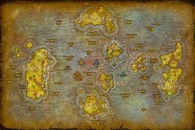 Image result for Map of Azeroth with Levels