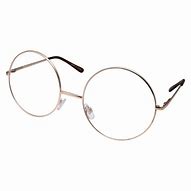 Image result for Oversized Round Clear Lens Glasses