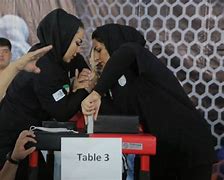 Image result for Iran Women Arm Wrestling