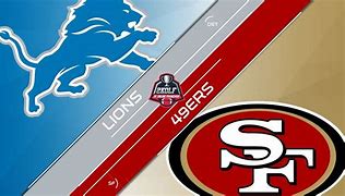 Image result for Lions V 49ers