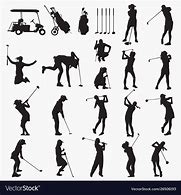 Image result for Lady Golfer Silhouette