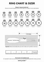 Image result for Ring Size Chart Online Printable