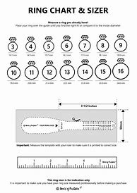 Image result for Print Out Ring Size Chart