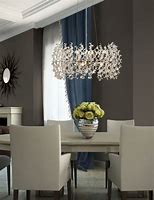 Image result for Linear Chandeliers Dining Room