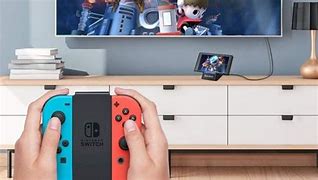 Image result for Nintendo Switch Dock Near TV