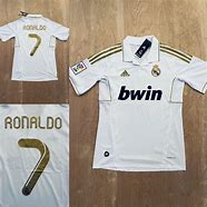 Image result for Cristiano Ronaldo 7 Real Madrid Jersey