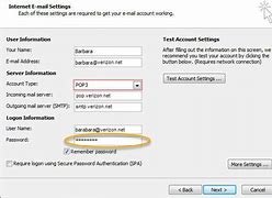 Image result for AOL Mail Verizon Outlook Settings
