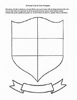 Image result for Blank Crest Shield Template