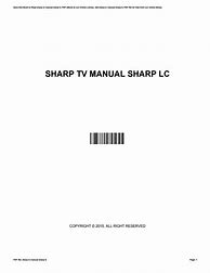 Image result for Sharp TV Manuals