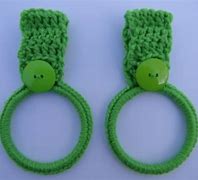 Image result for Crochet Towel Holders Set