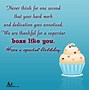 Image result for Happy Birthday Boss Message