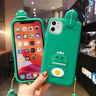 Image result for Dinosaur Eating Apple Phone Case