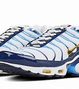 Image result for Air Max Plus White and Blue