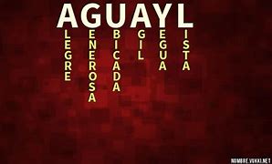 Image result for aguayl