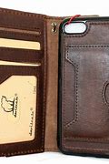 Image result for Leather Wallet Case iPhone SE