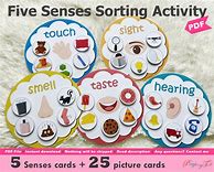 Image result for 5 Senses Printable