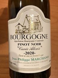 Image result for Jean Philippe Marchand Bourgogne Cuvee Alexis