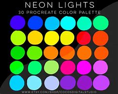 Image result for Neon Color Palette