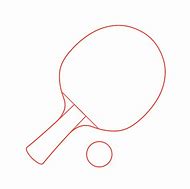 Image result for How to Draw a Table Tennis